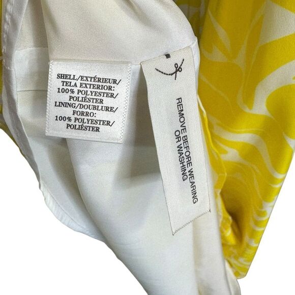 Ann Taylor Yellow Floral Scroll Tank Maxi Dress| 6 - Picture 7 of 9